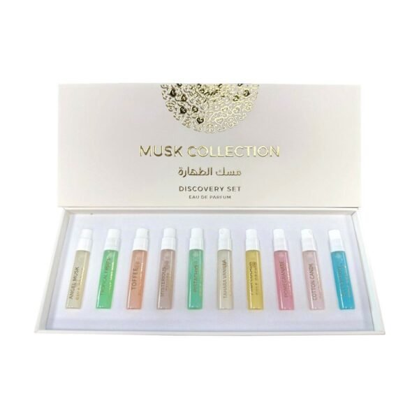 Discovery set de la colección Musk Collection By Gulf Orchid 10 x 2 ml